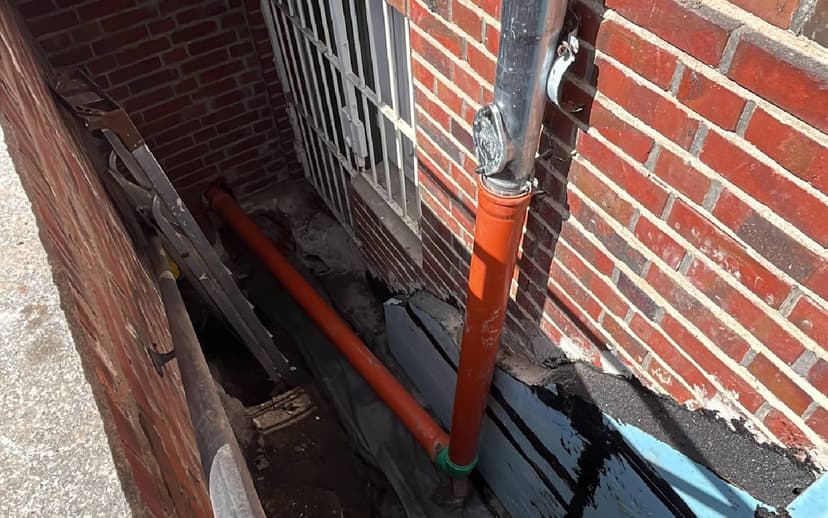 Regenwasserfallleitung